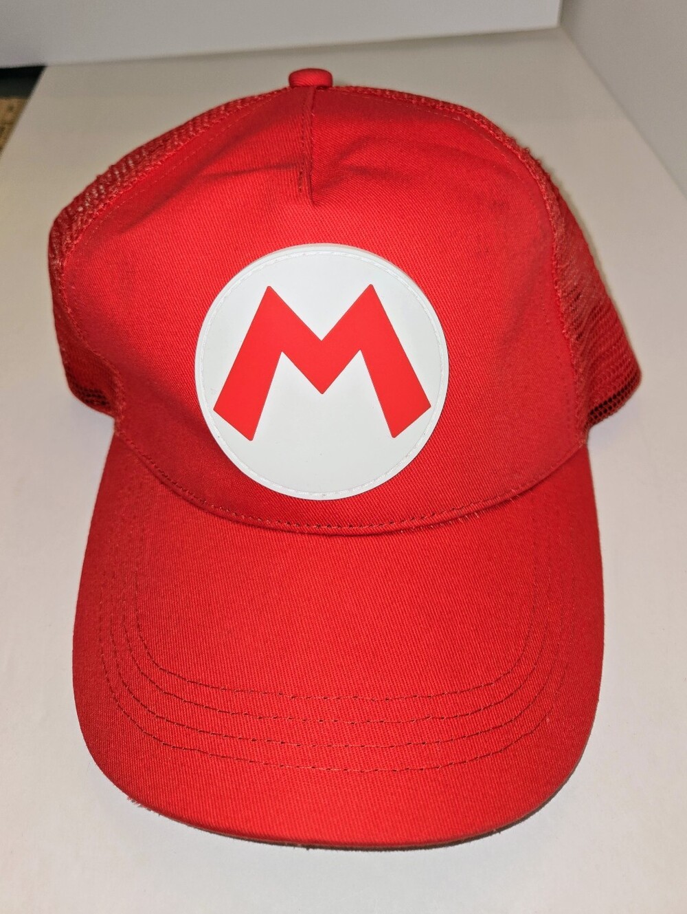 Nintendo Super Mario Red Trucker Hat Snapback